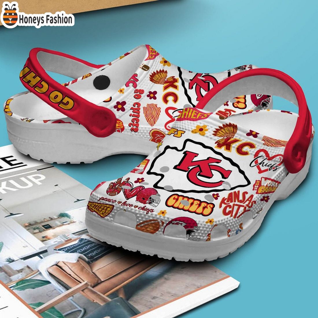 Kansas City Chiefs Go Chiefs Crocs Clog