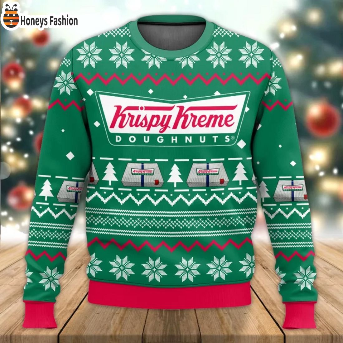 Krispy Kreme Doughnuts Ugly Christmas Sweater