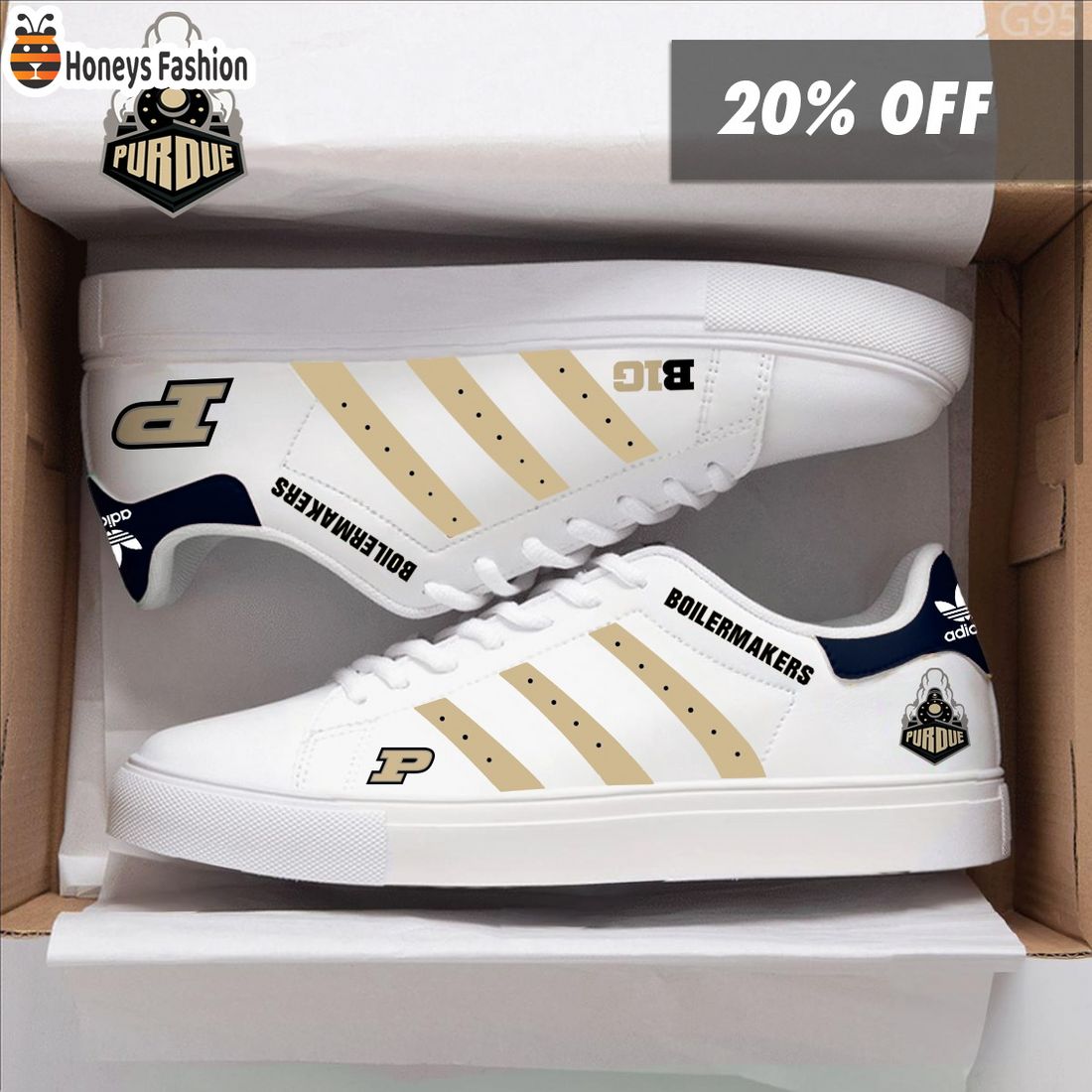 NCAA Pittsburgh Panthers Low Top Adidas Stan Smith Shoes