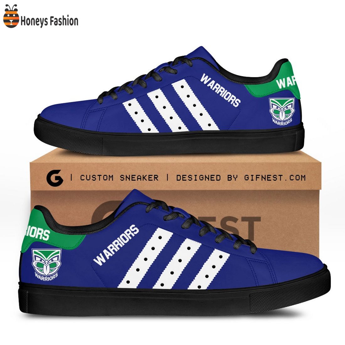 New Zealand Warriors NRL Stan Smith Low Top Shoes