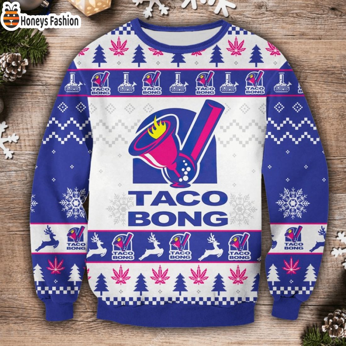 Taco Bong Ugly Christmas Sweater