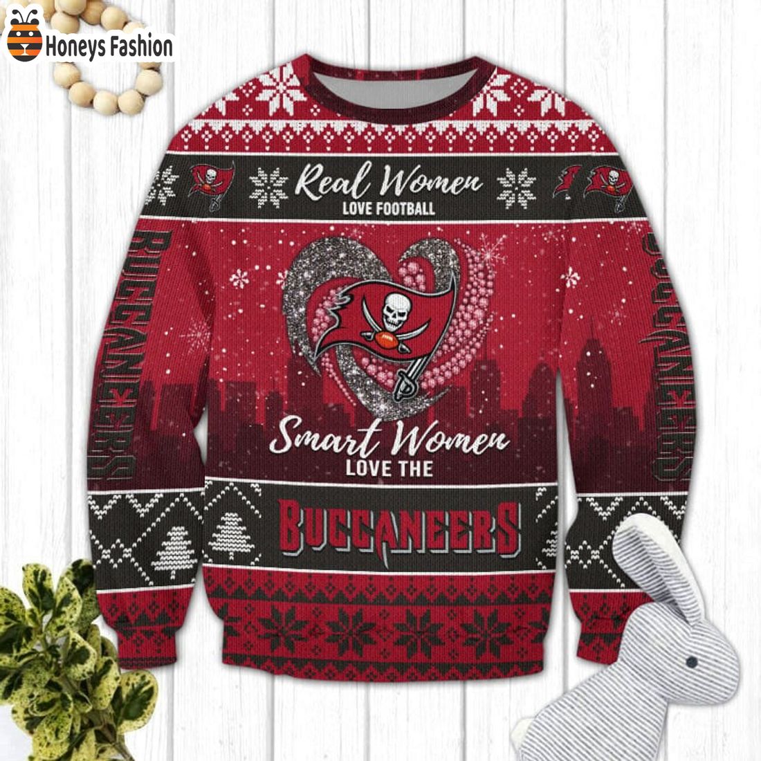 Tampa Bay Buccaneers Smart Women Love The Buccaneers Ugly Christmas Sweater