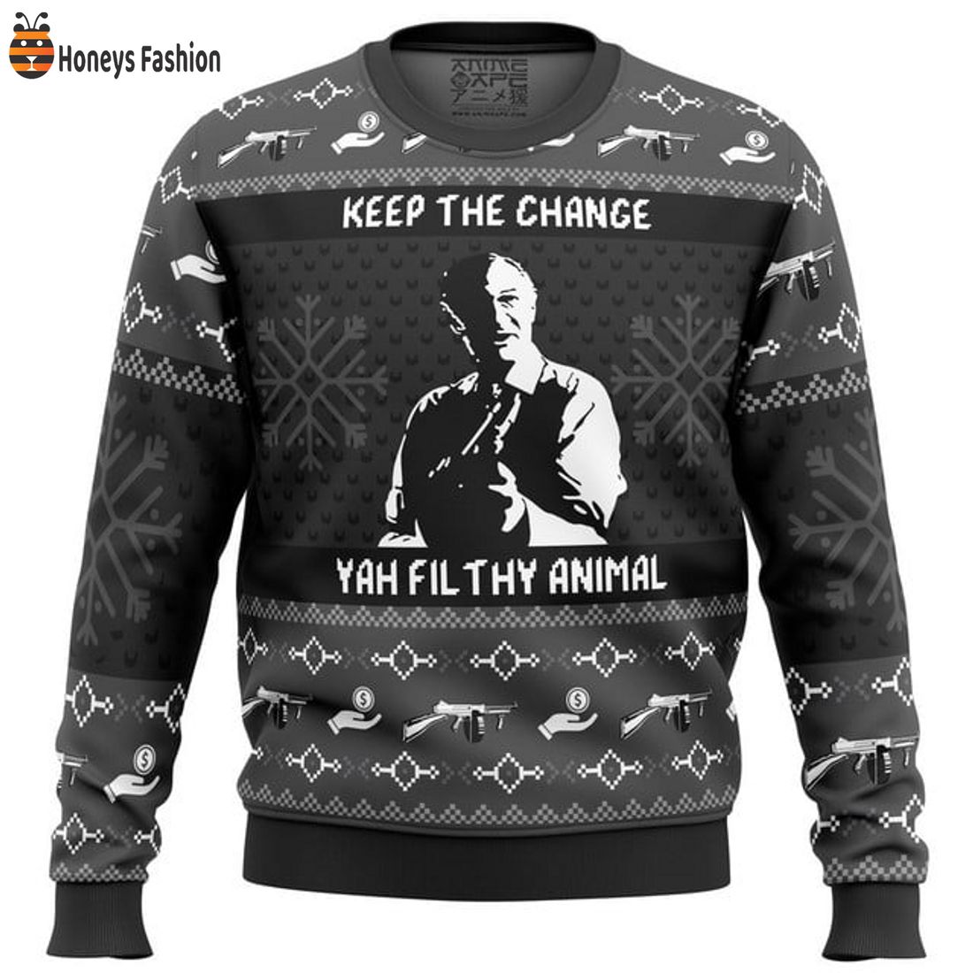 TOP TRENDING Keep the Change Yah Filthy Animal Home Alone Ugly Christmas Sweater