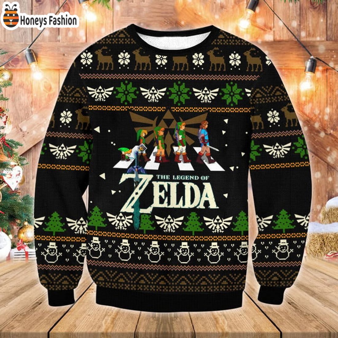TOP TRENDING Legend of Zelda Ugly Christmas Sweater