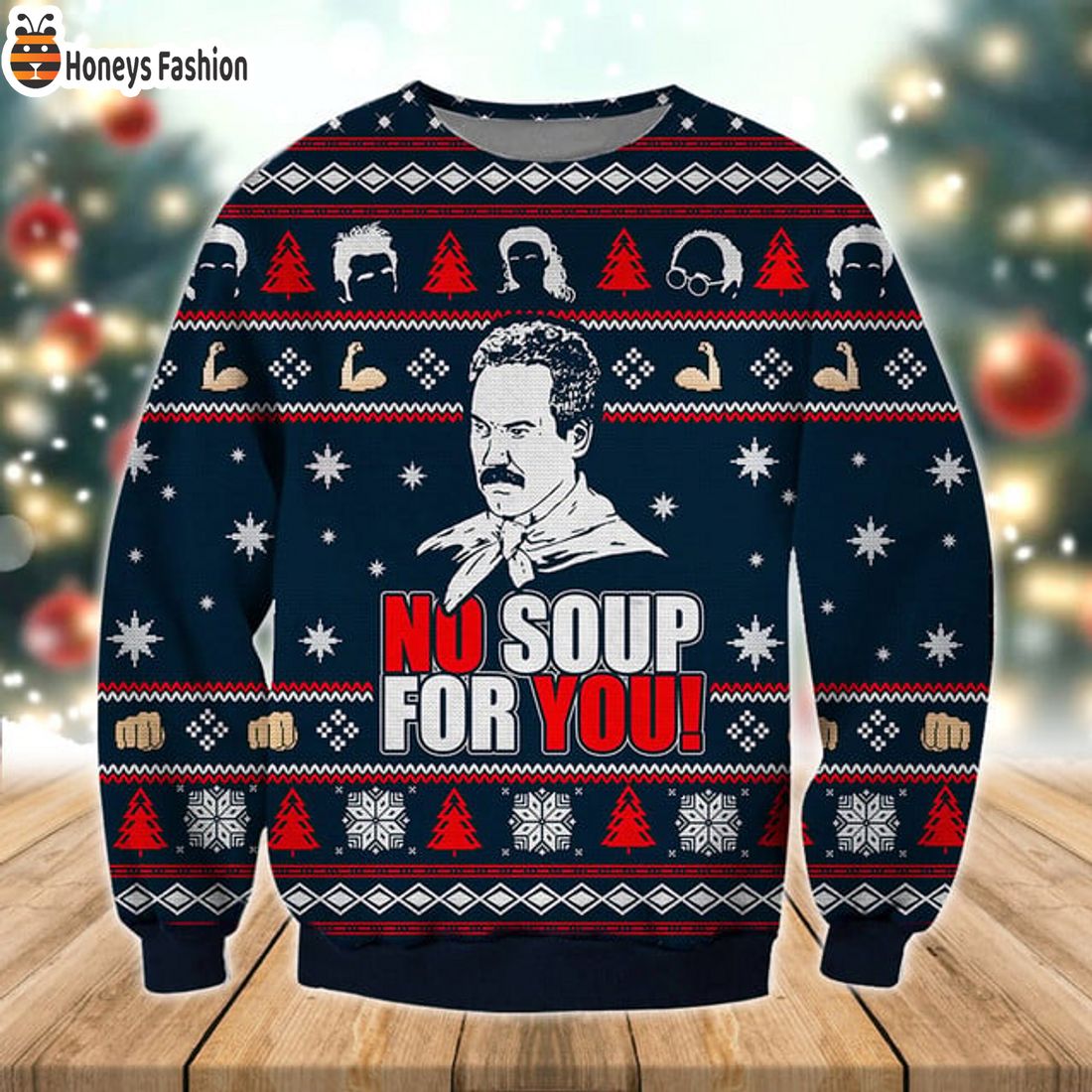 TOP TRENDING Seinfeld No Soup For You Ugly Christmas Sweater