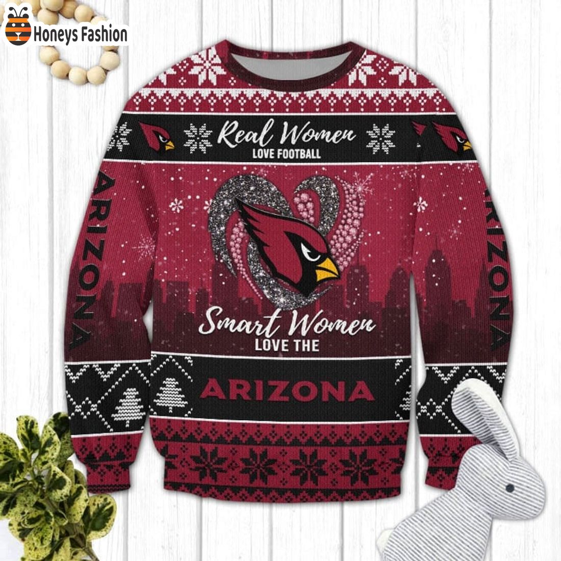 TRENDING Arizona Cardinals NFL Logo Ugly Christmas Sweater