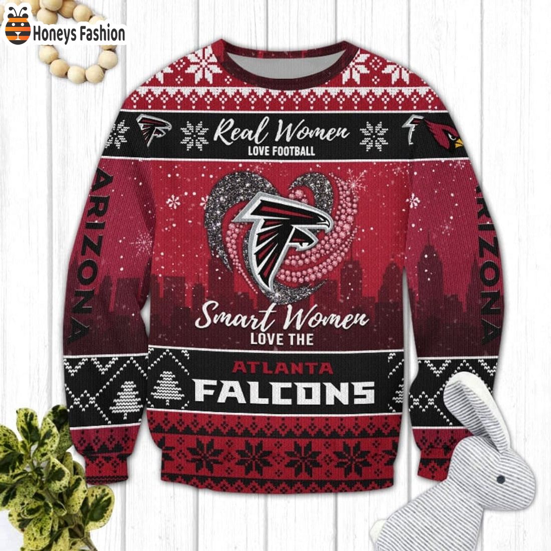 TRENDING Atlanta Falcons NFL Logo Ugly Christmas Sweater