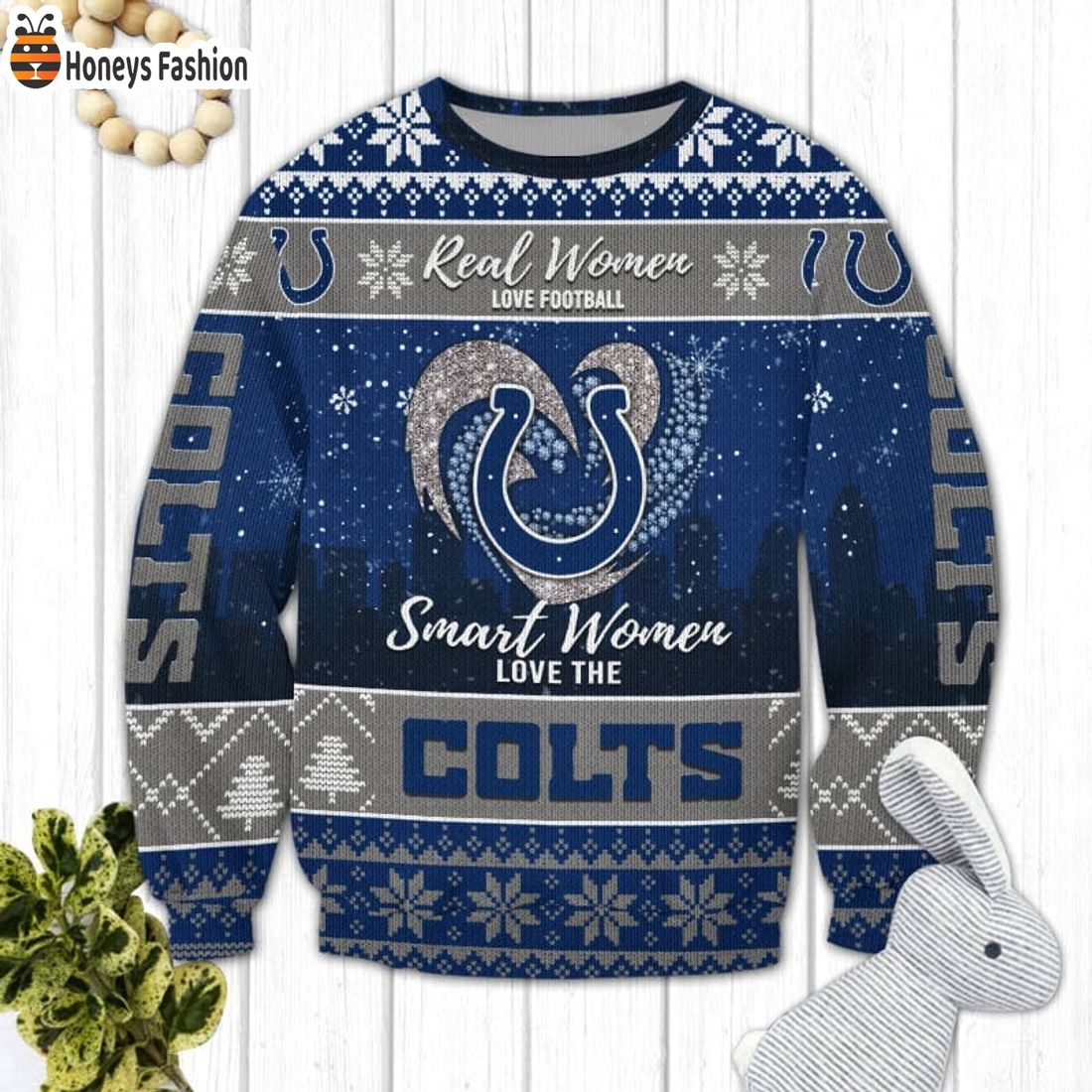 TRENDING Indianapolis Colts NFL Logo Ugly Christmas Sweater