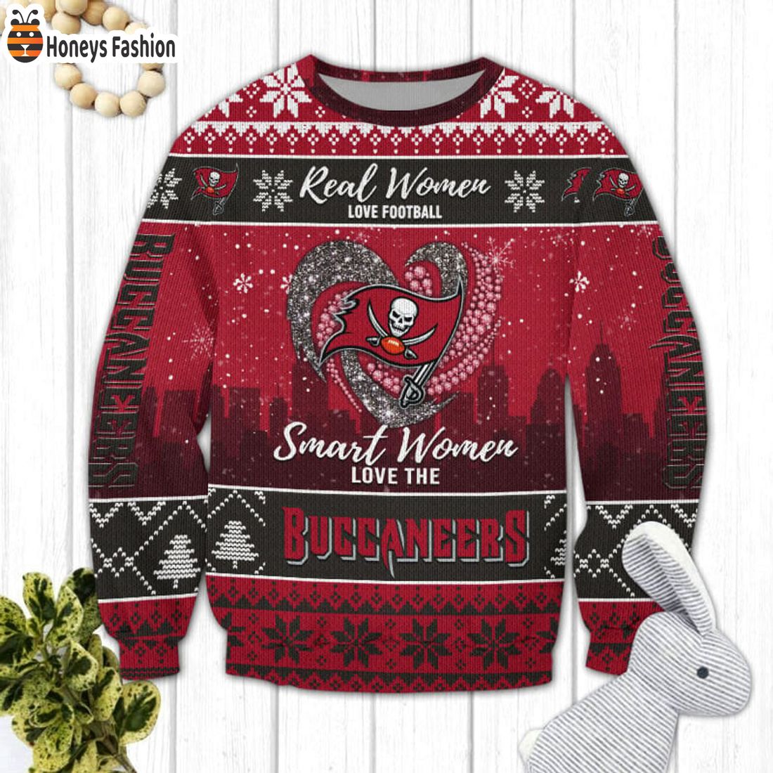 TRENDING Tampa Bay Buccaneers NFL Logo Ugly Christmas Sweater