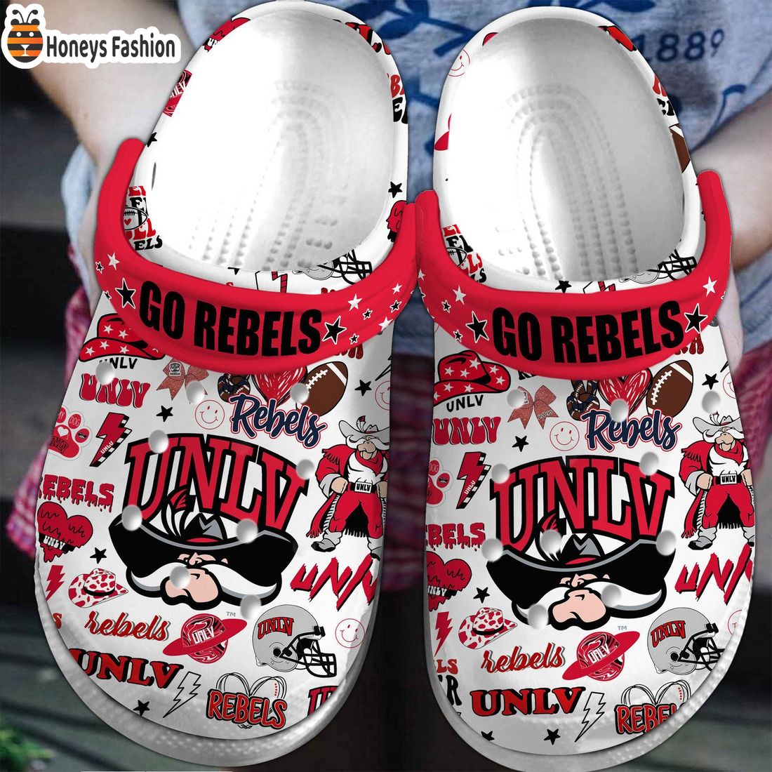 UNLV Rebels Go Rebels Crocs Clog Crocband