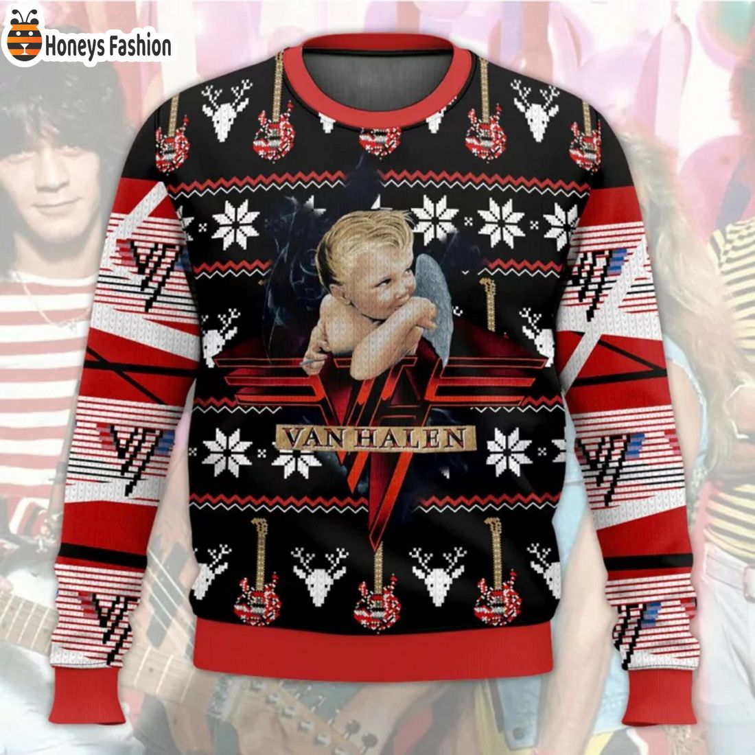 Van Halen Ugly Christmas Sweater