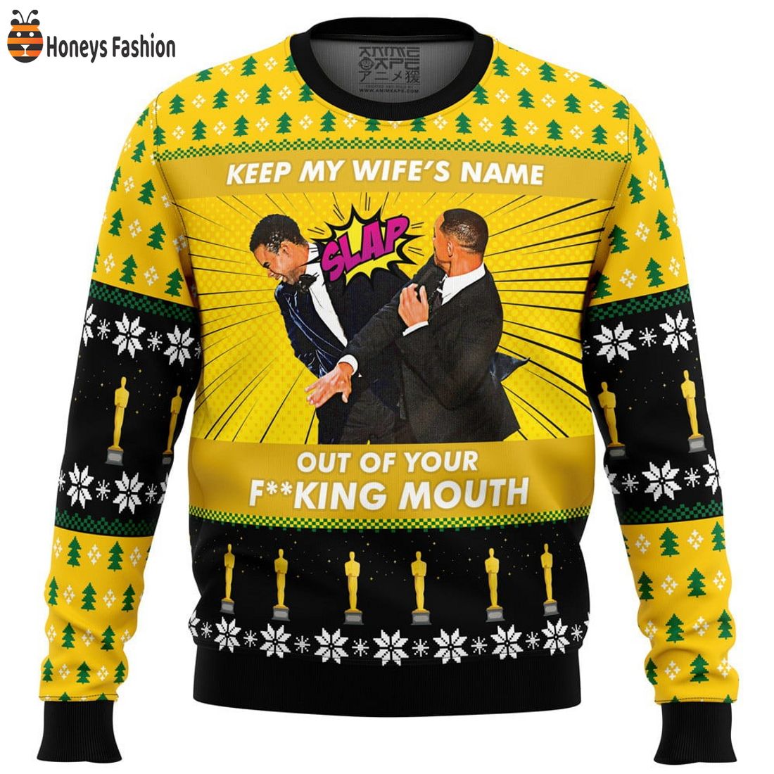 Will Smith Keep My Wife’s Name Meme Ugly Christmas Sweater