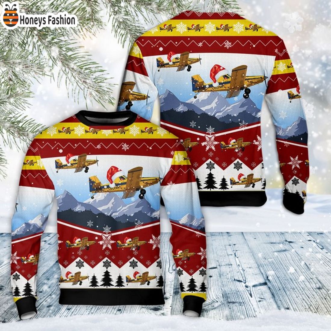 Air Tractor AT-500 family Ugly Christmas Sweater
