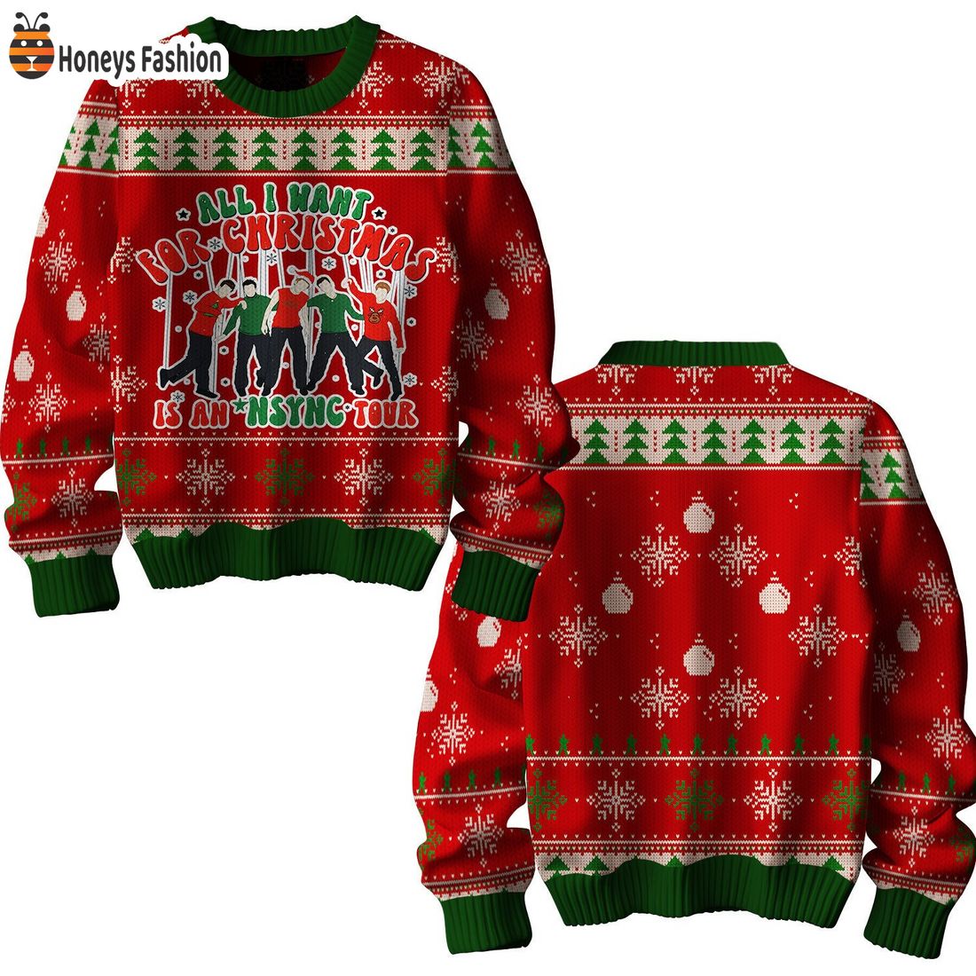 All I Want For Christmas Is An NSYNC Tour Ugly Sweater