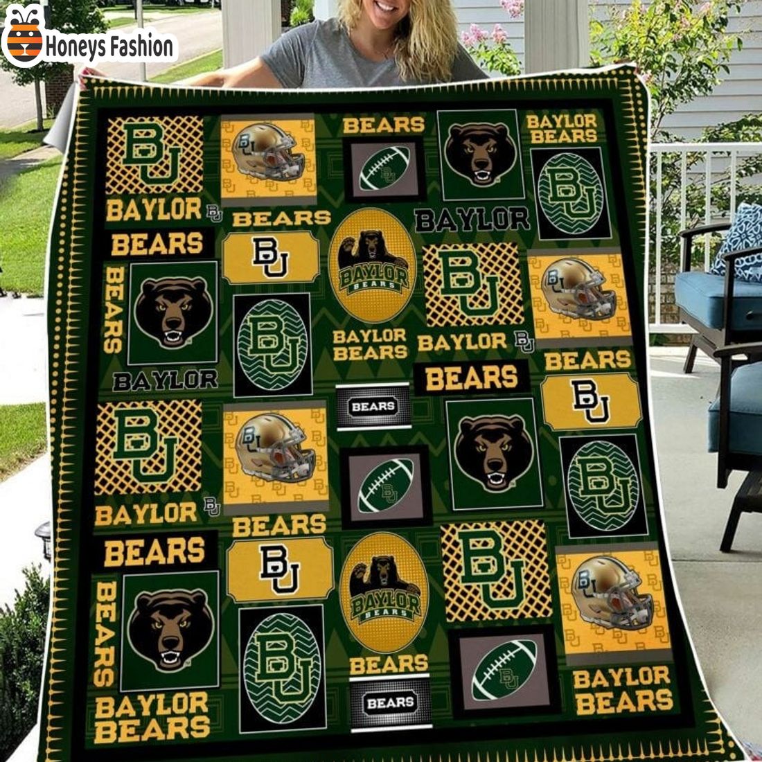 Baylor Bears NCAA Quilt Blanket