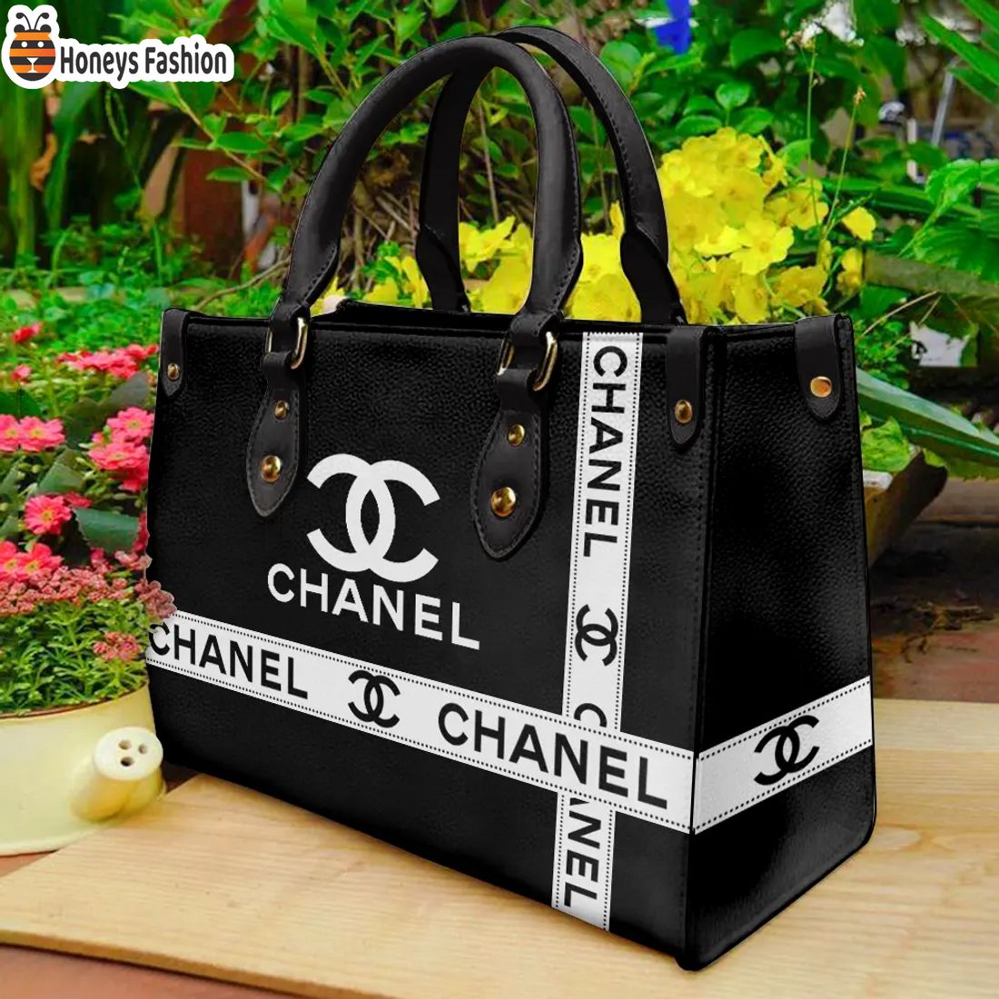 BEST Chanel All Black Luxury Women Leather Handbag