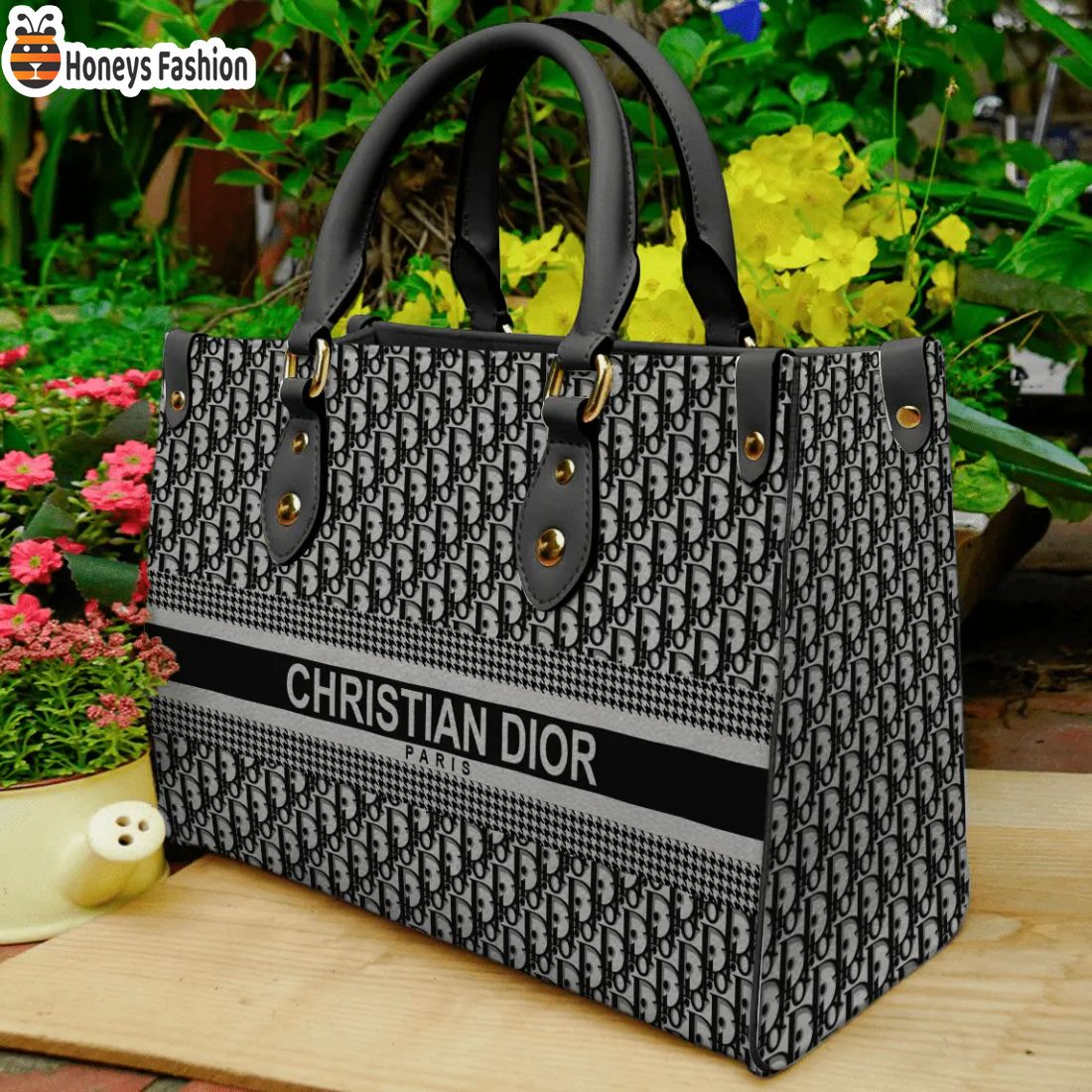 BEST Christian Dior Paris Monograms Leather Handbag