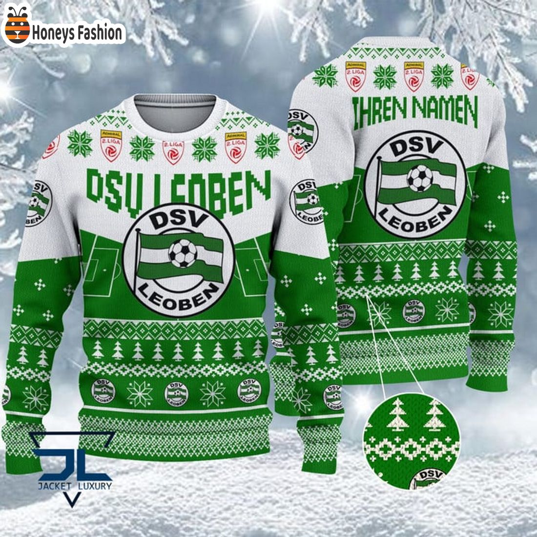 BEST DSV Leoben Custom Name Custom Name Ugly Christmas Sweater