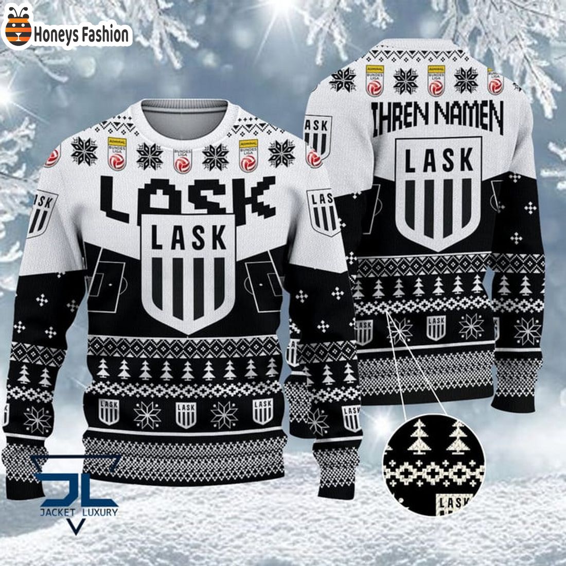 BEST LASK Custom Name Ugly Christmas Sweater