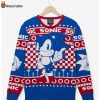 BEST Sonic the Hedgehog Tonal Portrait Holiday Sweater
