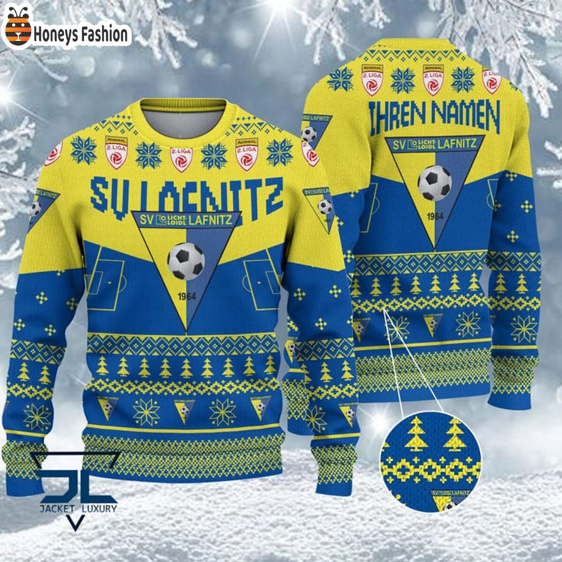 BEST SV Lafnitz Custom Name Ugly Christmas Sweater