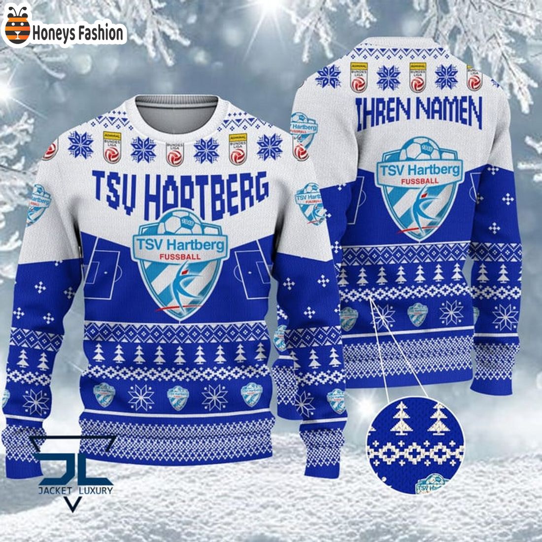 BEST TSV Hartberg Custom Name Ugly Christmas Sweater