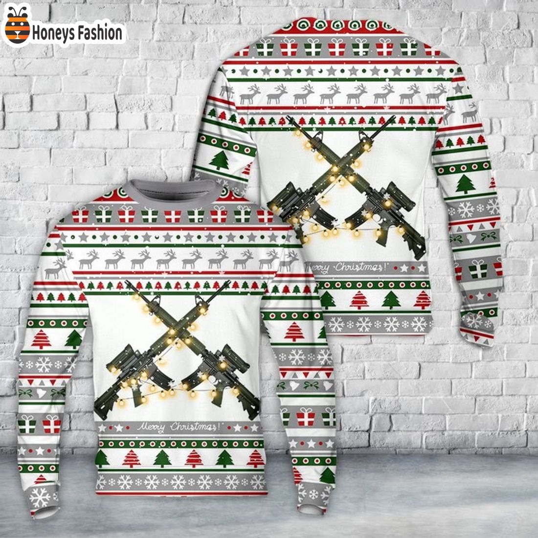 Canadian Army C7A2 Ugly Christmas Sweater