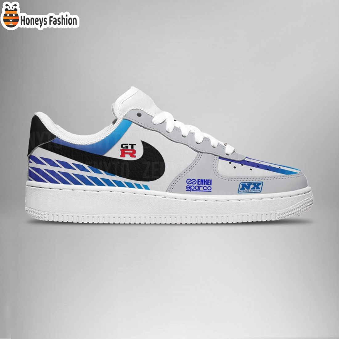 Fast and furious GTR Paul Walker Custom Nike Air Force 1 Sneakers