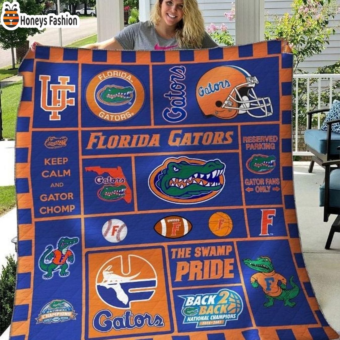 Florida Gators NCAA Quilt Blanket