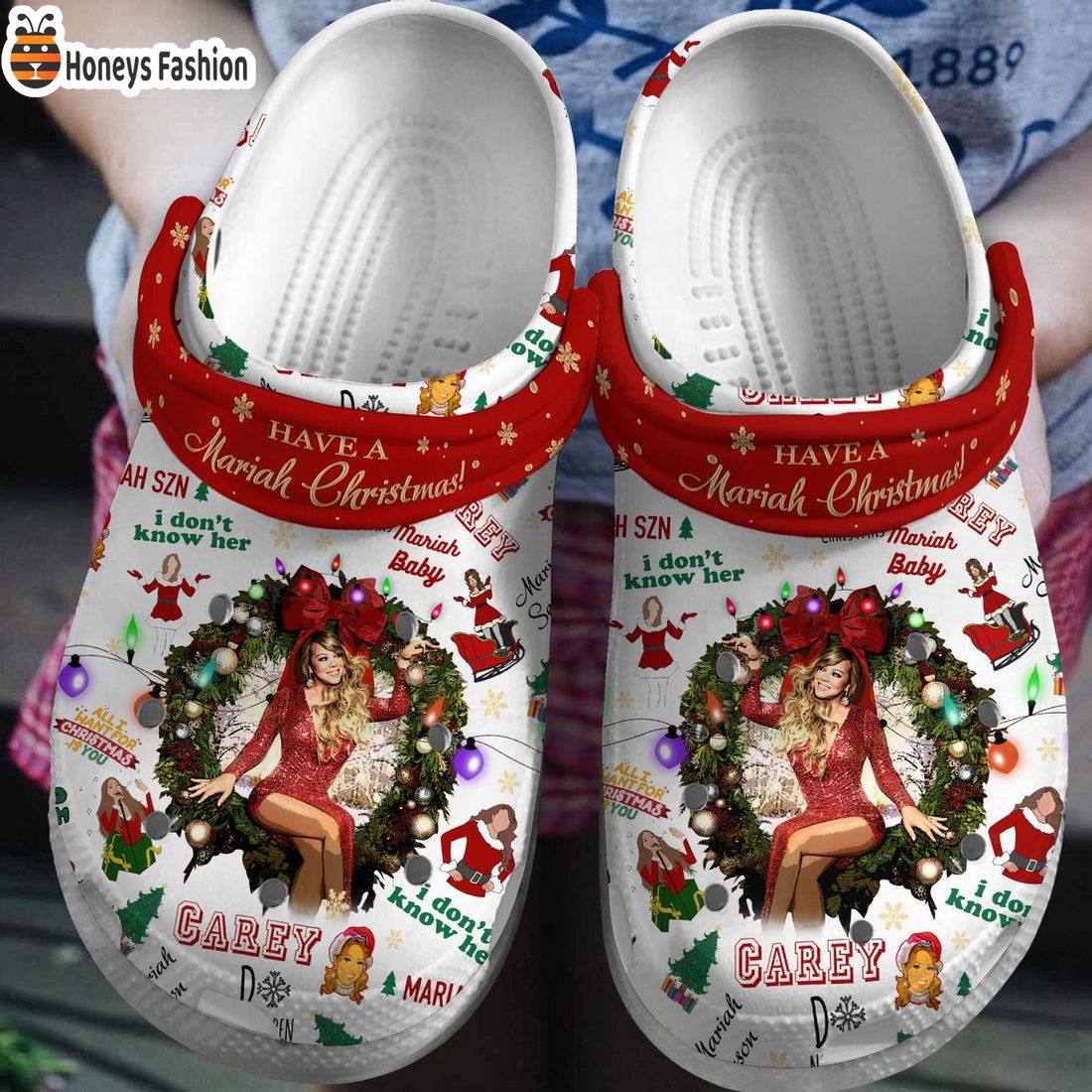 Have A Mariah Christmas Crocs Clogs