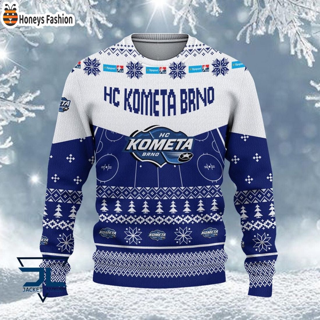 HC Kometa Brno ošklivý vánoční svetr