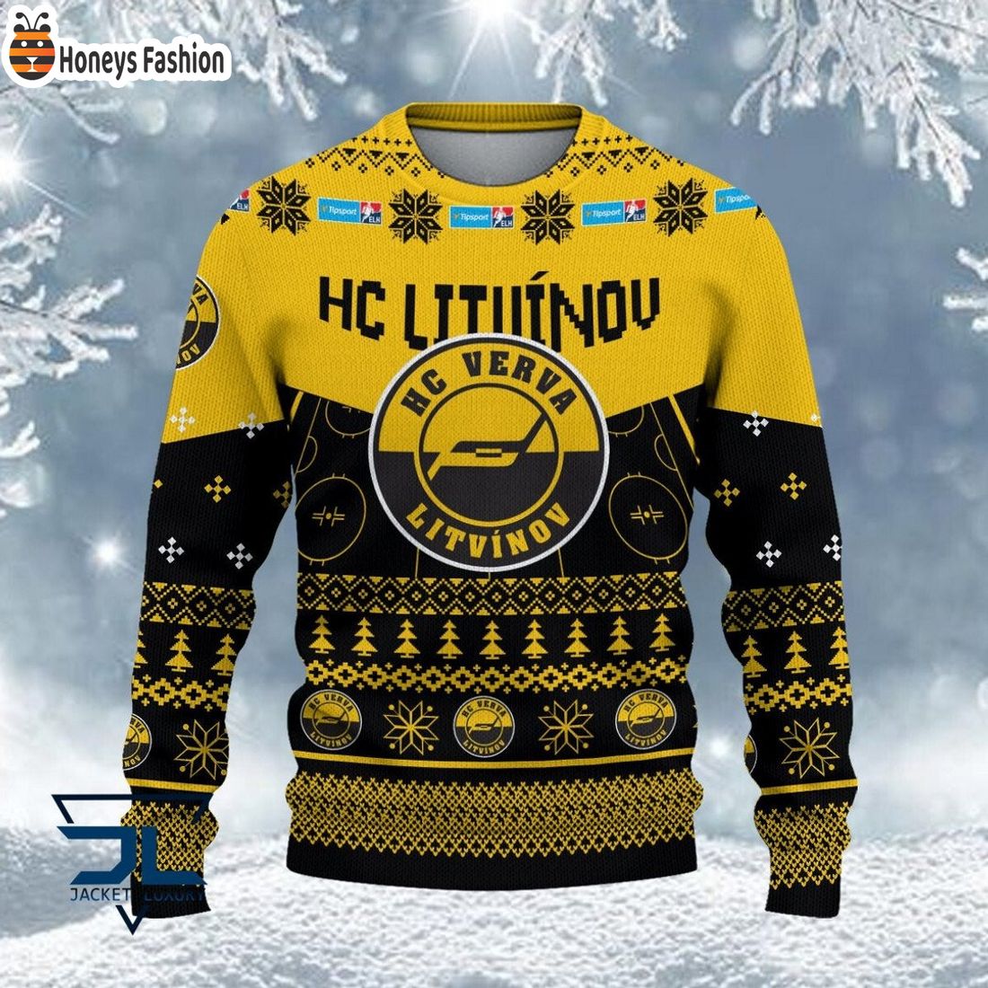 HC Litvínov ošklivý vánoční svetr