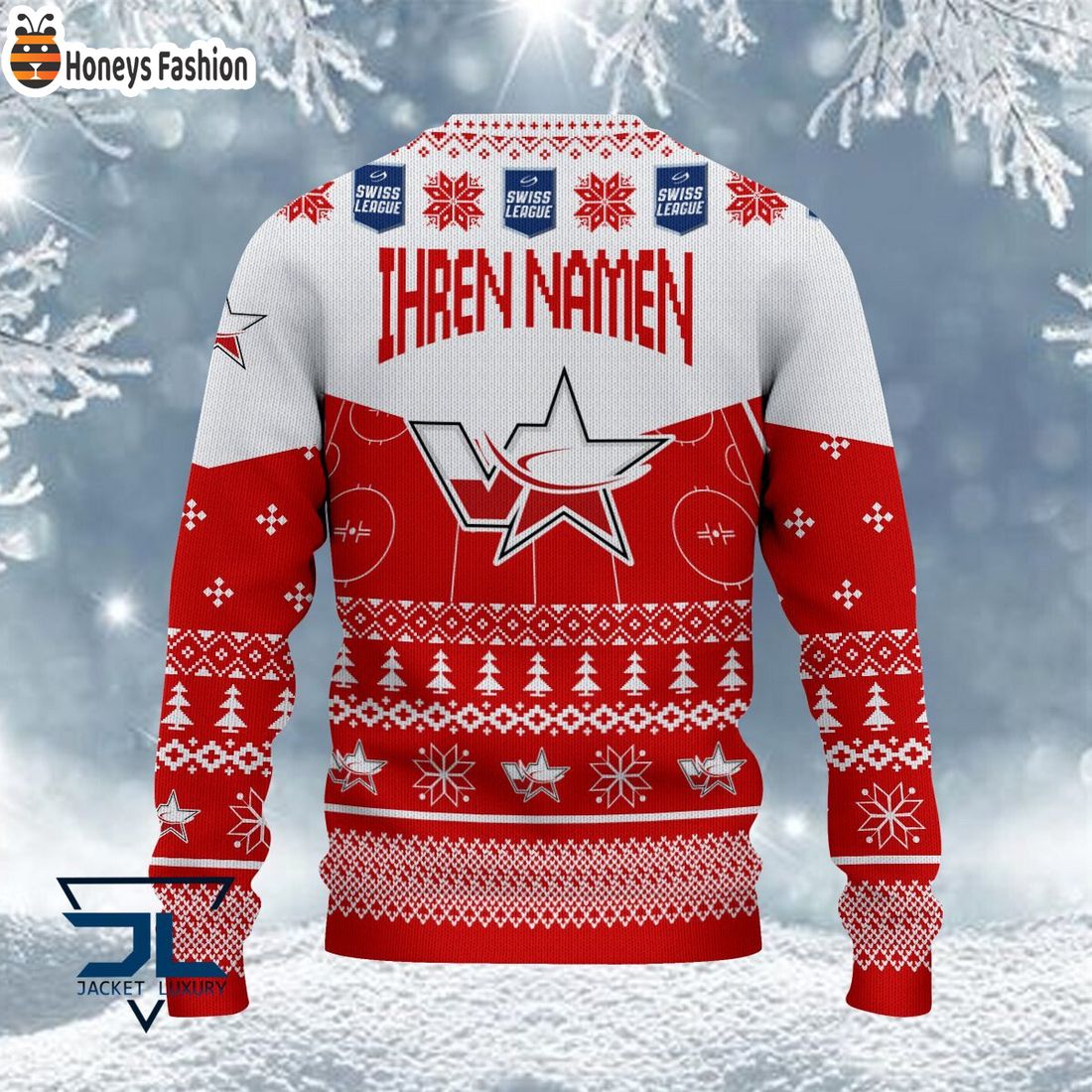 HOT HC Martigny National League 2023 Logo Ugly Christmas Sweater
