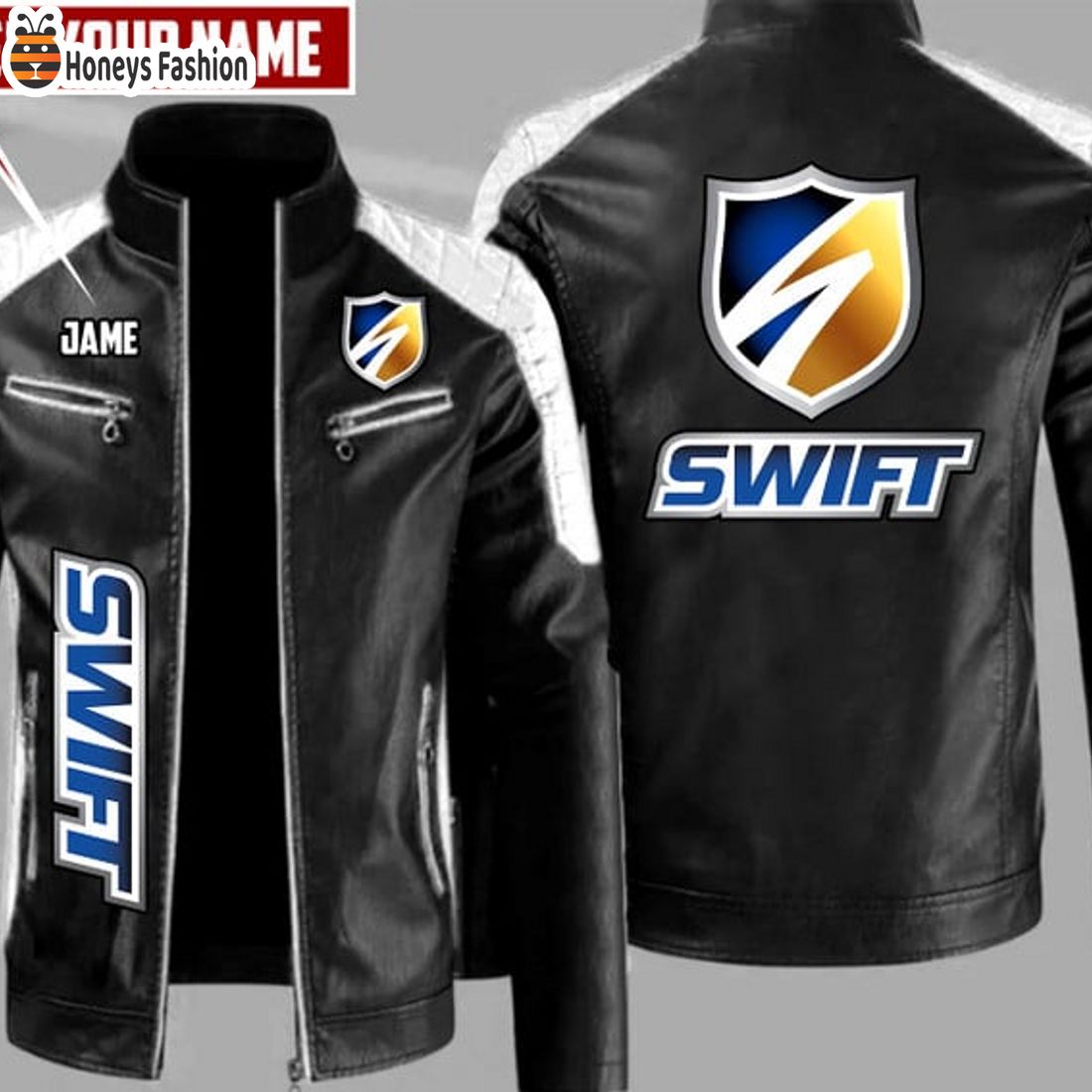 HOT Swift Custom Name Leather Jacket