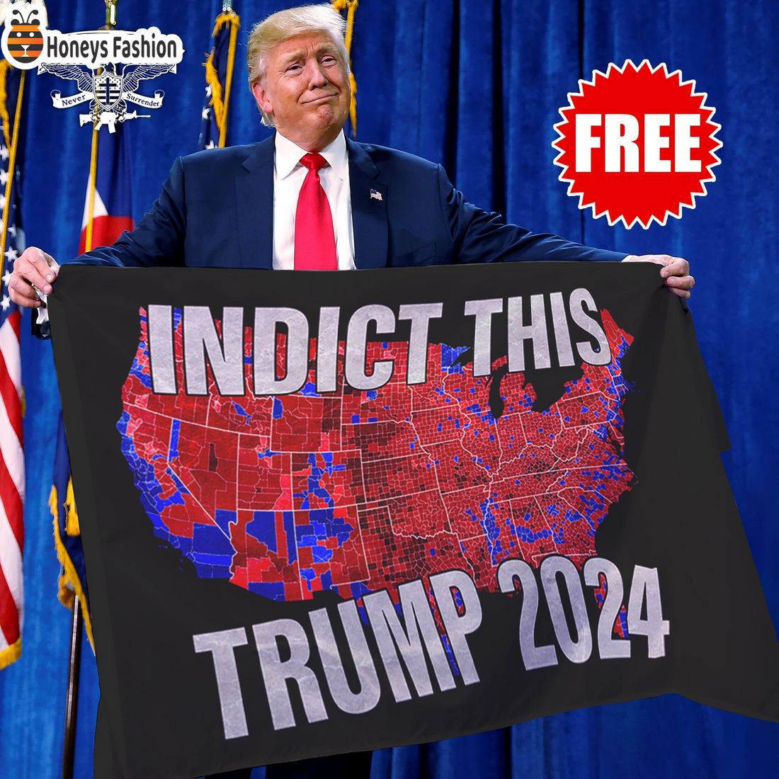 Indic this Trump 2024 flag