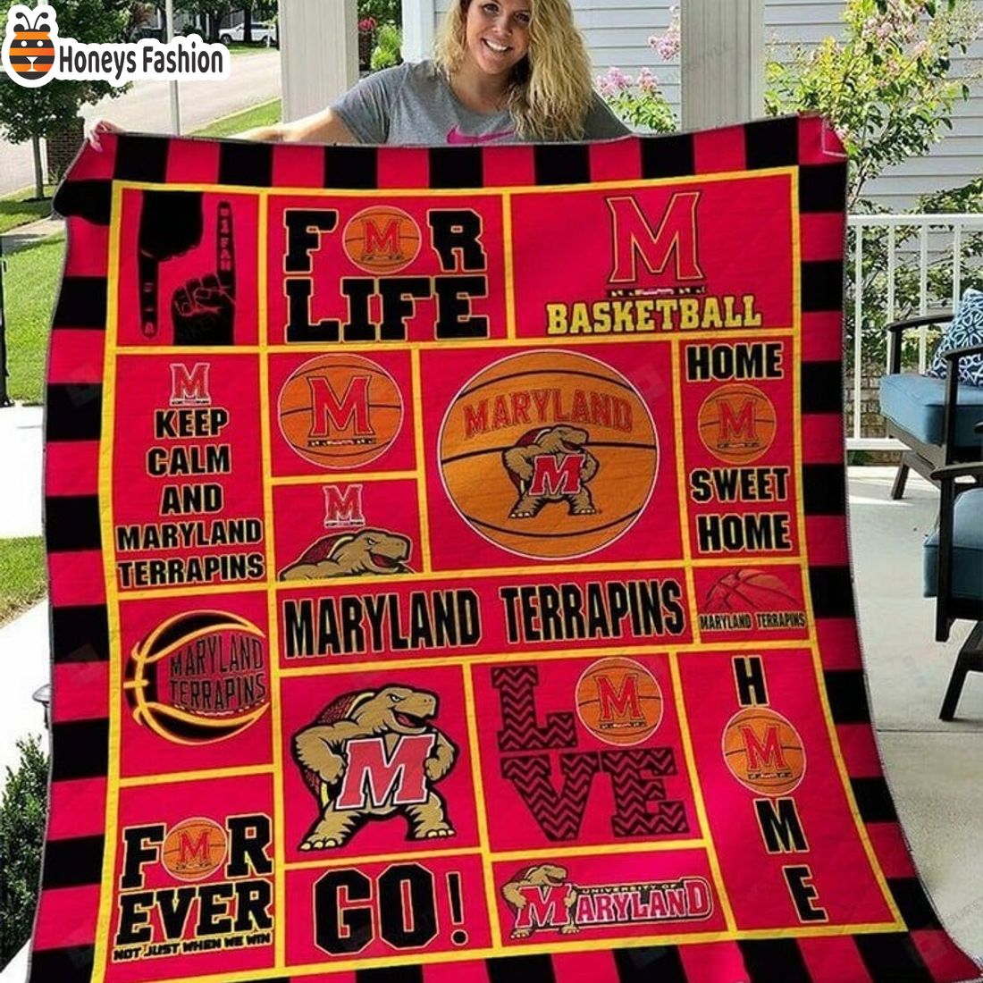Maryland Terrapins NCAA Quilt Blanket
