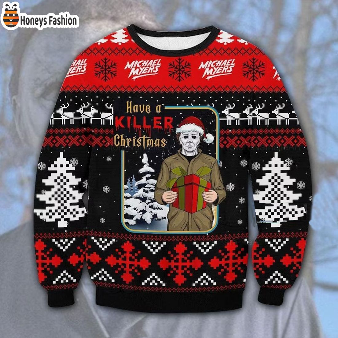 Michael Myers Have A Killer Christmas Ugly Sweater