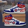 MLB Chicago Cubs Custom Name Air Jordan 1 Sneaker