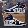 MLB New York Yankees Custom Name Air Jordan 1 Sneaker