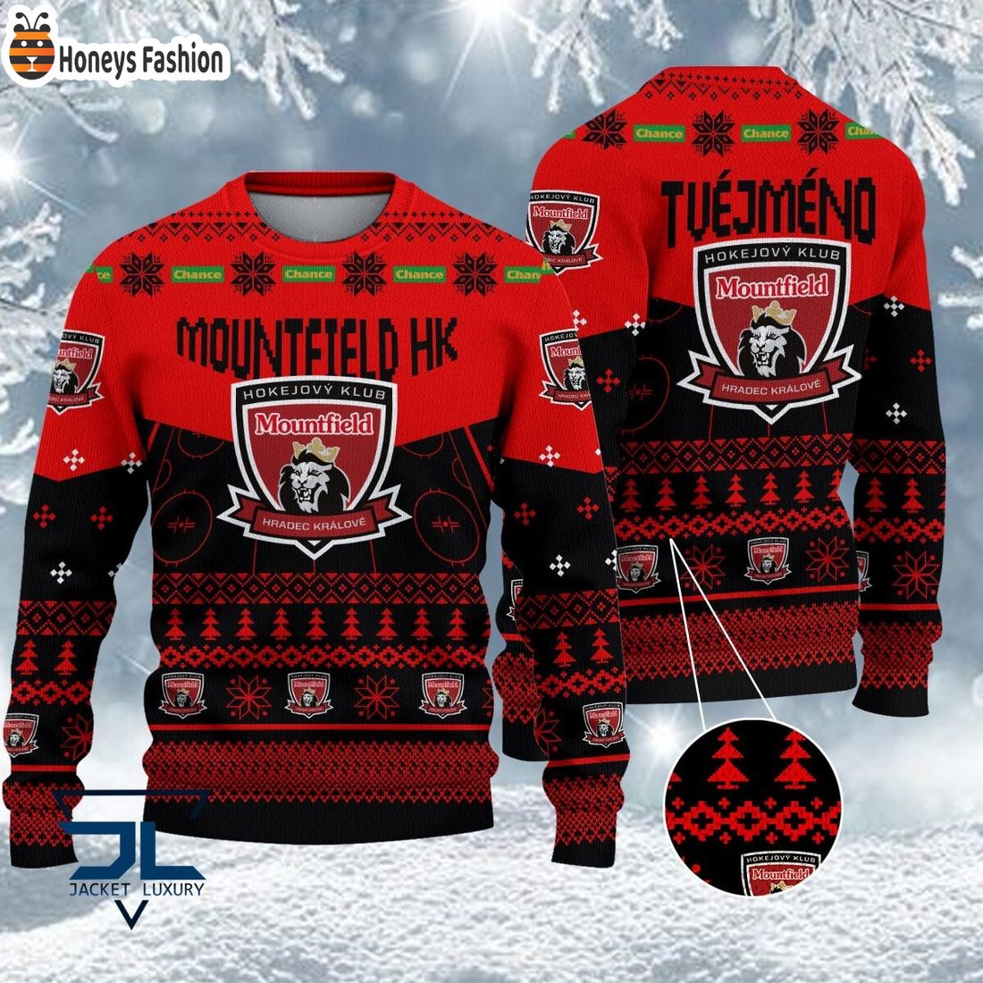 Mountfield HK ošklivý vánoční svetr