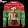 NEW Donald Trump rocky ugly christmas sweater