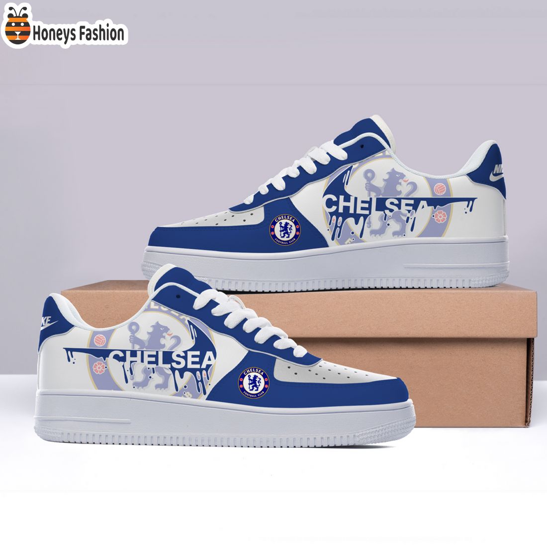 NEW PRODUCT Chelsea FC Custom Nike Air Force Sneakers