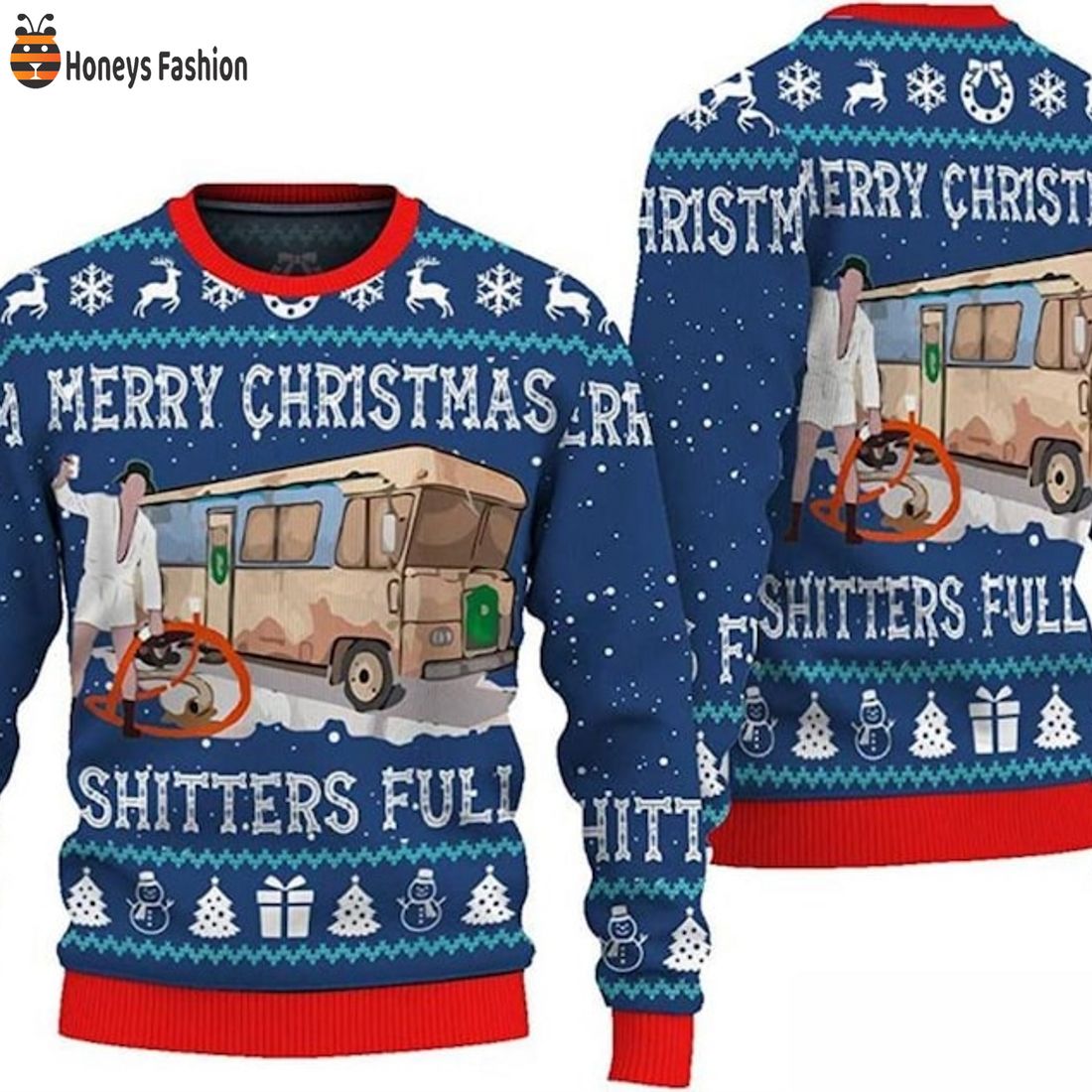 PRODUCT Shitter’s Full Clark Christmas Ugly Sweater