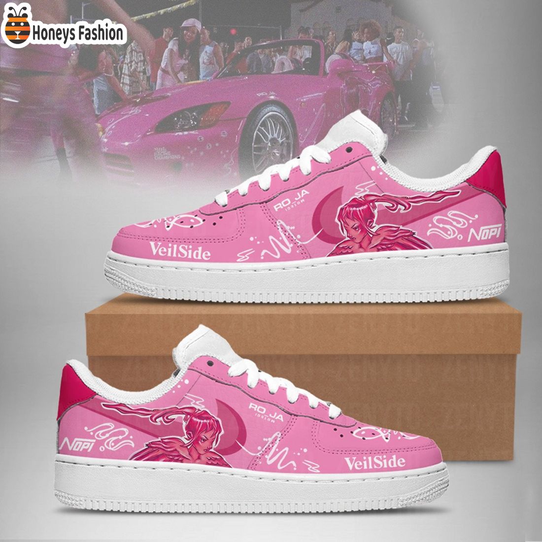 Roja veilside fast and furious custom nike air force 1 sneakers