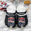 Ross County F.C custom name fleece crocs clogs