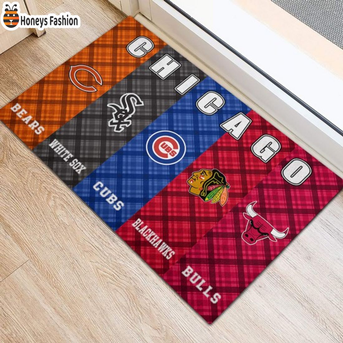 SELLER Chicago Bears White Sox Cubs Blackhawks Bulls Sports Team Doormat