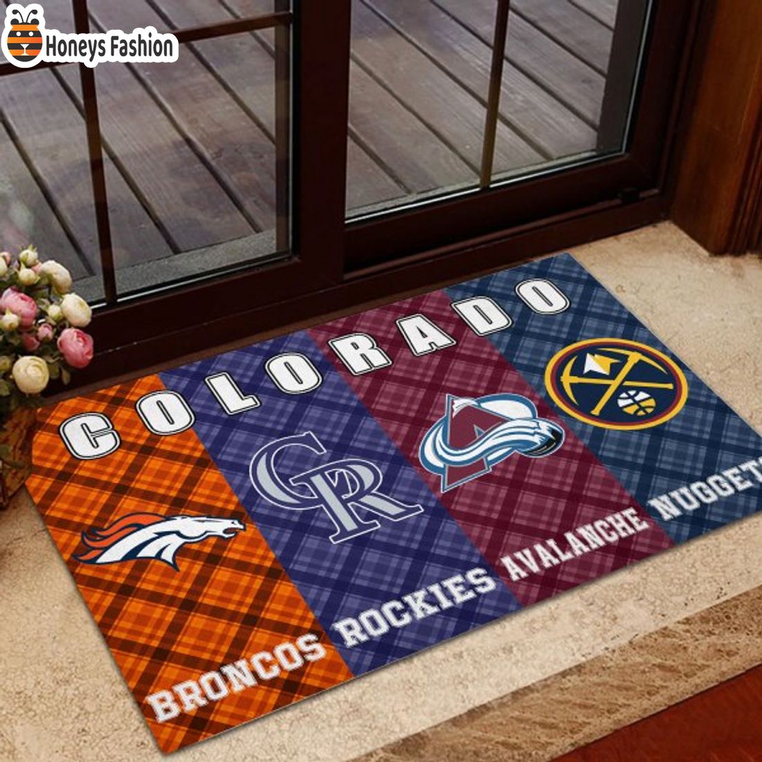 SELLER Colorado Broncos Rockies Avalanche Nuggets Sports Team Doormat