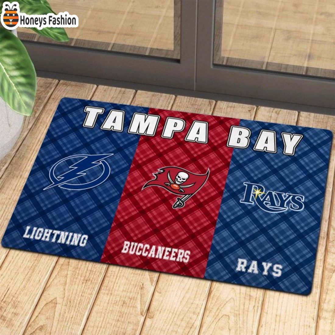 SELLER Tampa Bay Lightning Buccaneers Rays Sports Team Doormat