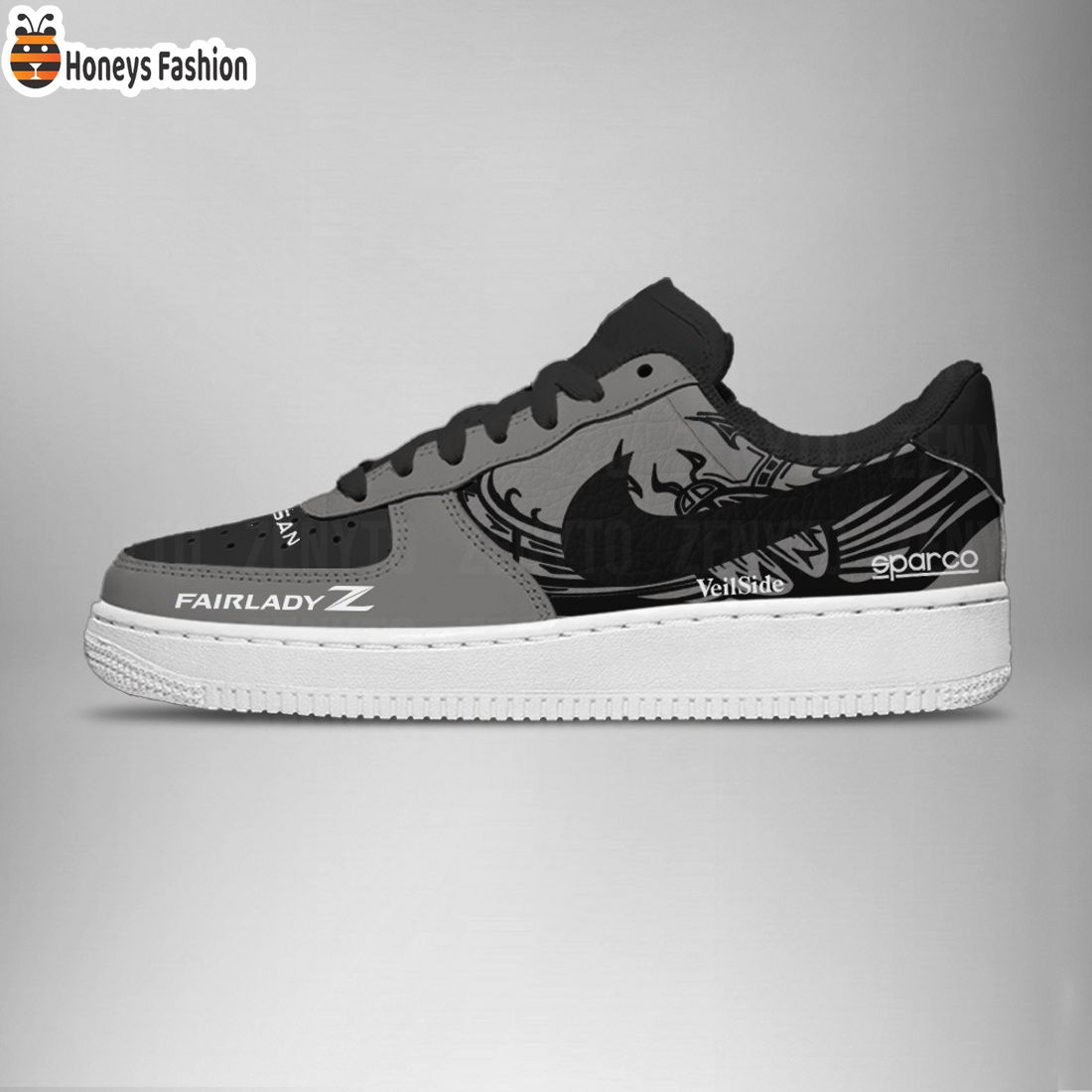 Sparco Fast and Furious FairladyZ VeilSide Custom Nike Air Force 1 Sneakers