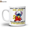 Stitch don’t try to figure me out mug
